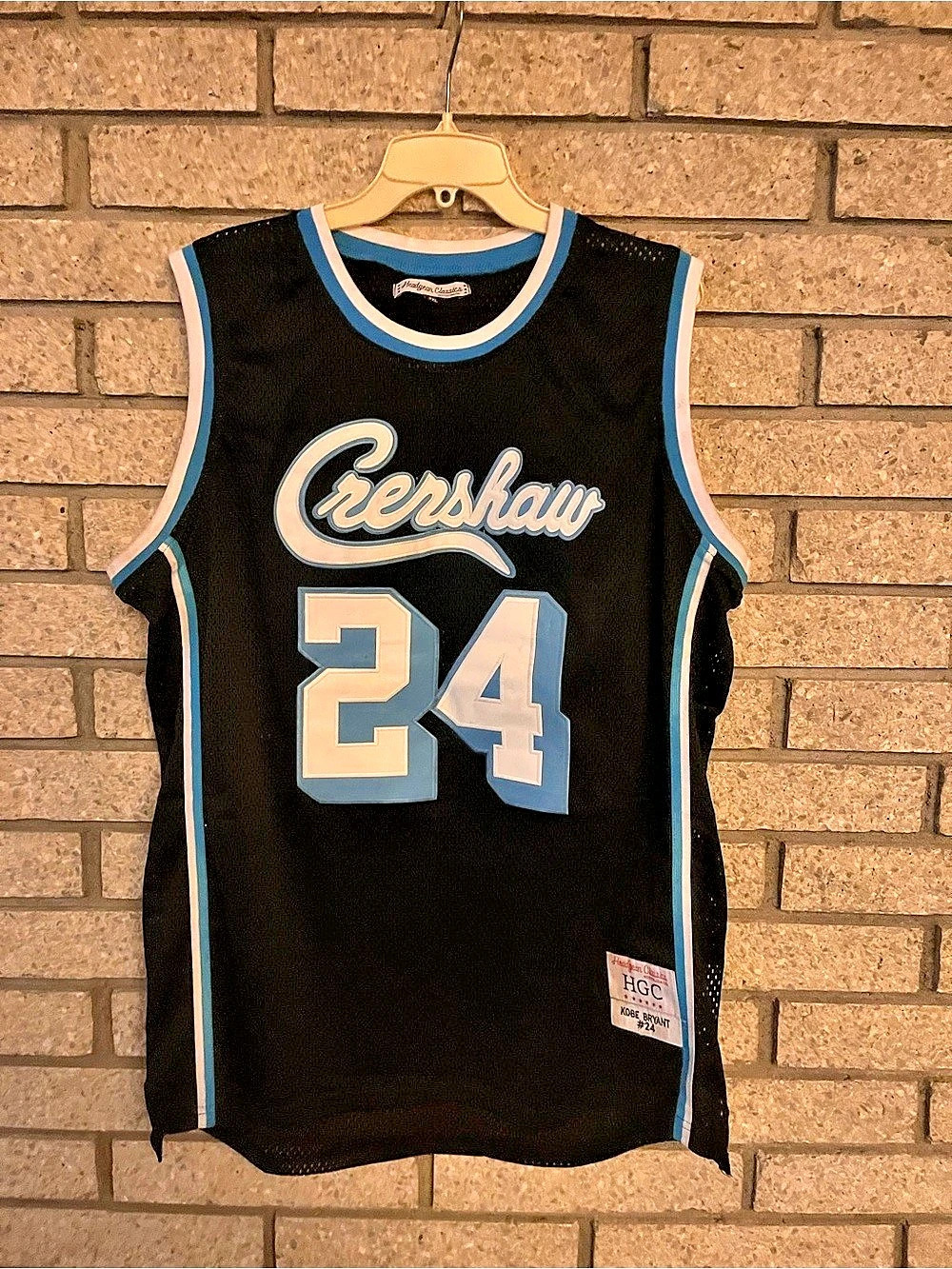 Headgear Classics Crenshaw Kobe Bryant 24 Jersey Black & Blue 2XL